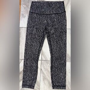 lululemon athletica Black and White Leggings